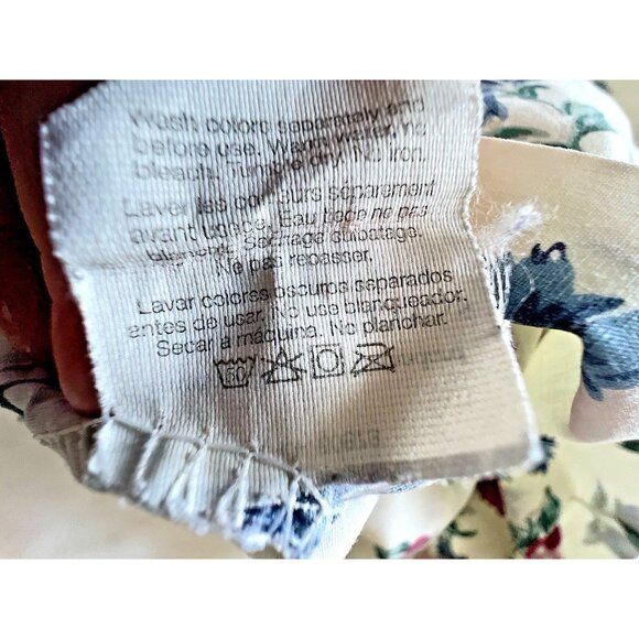 VTG PAIR "Ingenue” WESTPOINT STEVENS Pillowcase Std Berries Flowers Made in USA - Picture 4 of 6